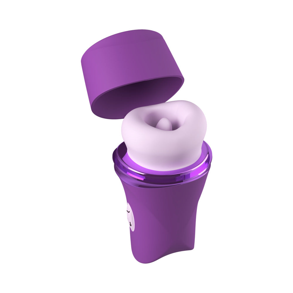 Pipedream Lush Kiss Plush Massager – Purple – Mouth-Like Stimulation