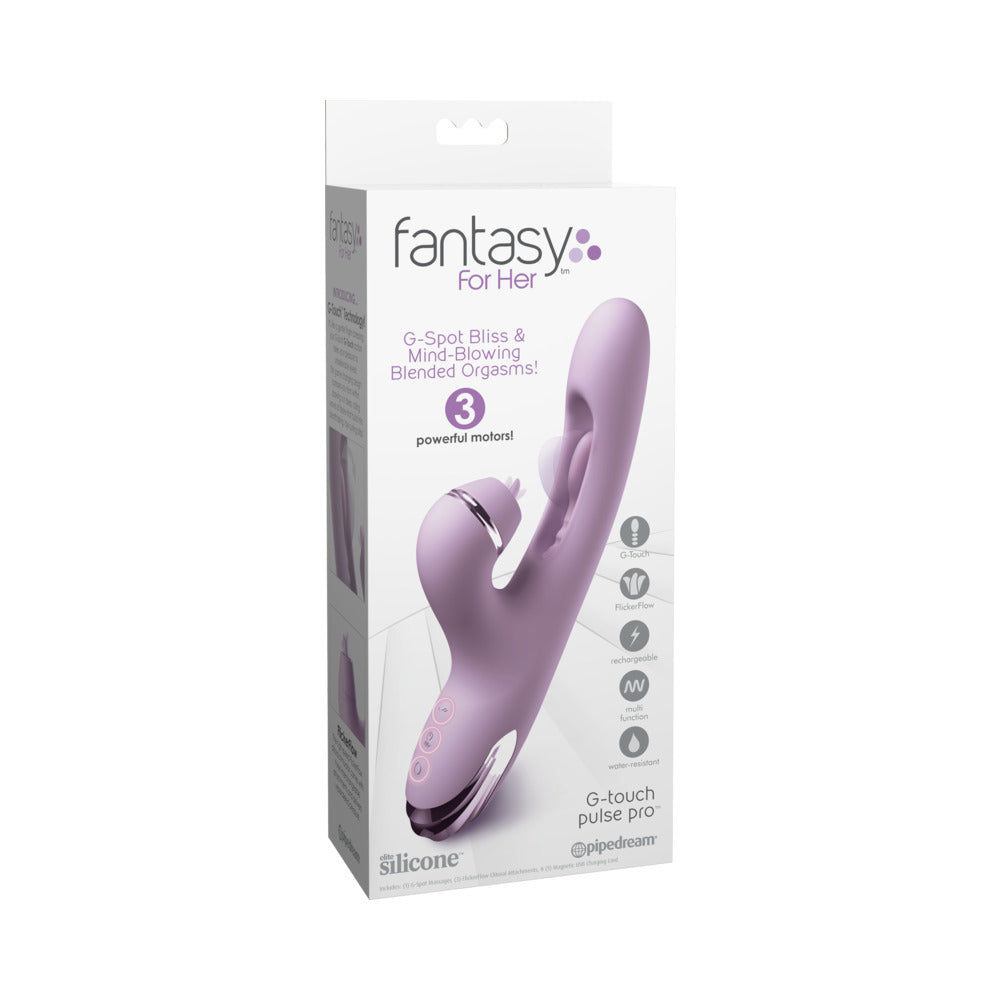 Pipedream G-Touch Pulse Pro Rabbit Vibrator with Internal Motion – Light Purple