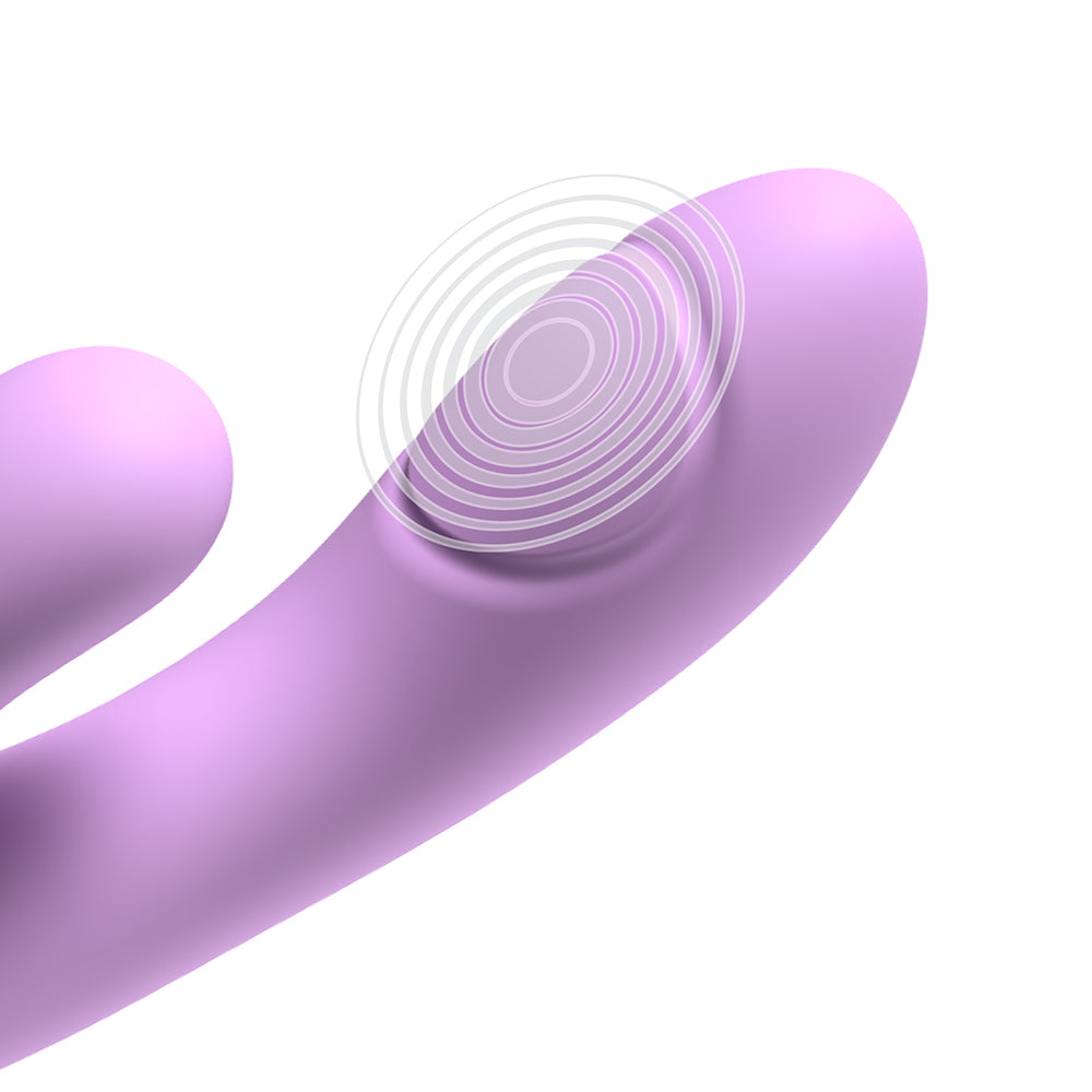 Pipedream IntiMotion Flutter Pro Rabbit Vibrator with Pulsing Action – Light Purple