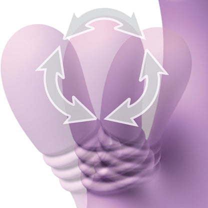 Pipedream IntiMotion Flutter Pro Rabbit Vibrator with Pulsing Action – Light Purple