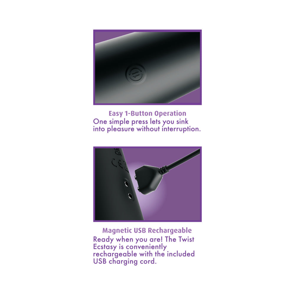 Pipedream Anal Fantasy Elite Twist Ecstasy Thruster – Black