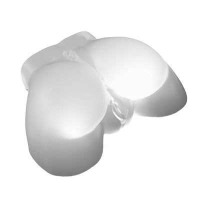 PDX Elite Go-Go Booty LED Mega Masturbator – Frosted Clear
