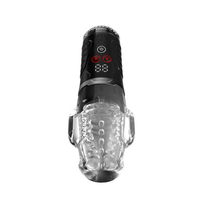 PDX Elite Ultra Milker Pro – Milking Device with Suction and Vibration – Clear/Black