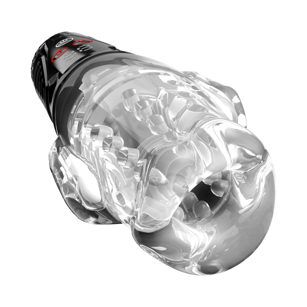 PDX Elite Ultra Milker Pro – Milking Device with Suction and Vibration – Clear/Black