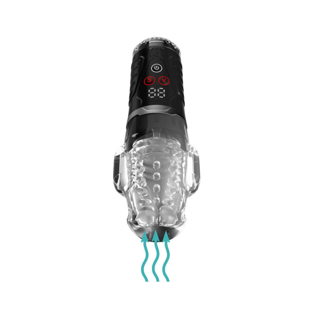 PDX Elite Ultra Milker Pro – Milking Device with Suction and Vibration – Clear/Black