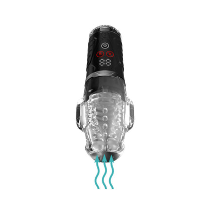 PDX Elite Ultra Milker Pro – Milking Device with Suction and Vibration – Clear/Black