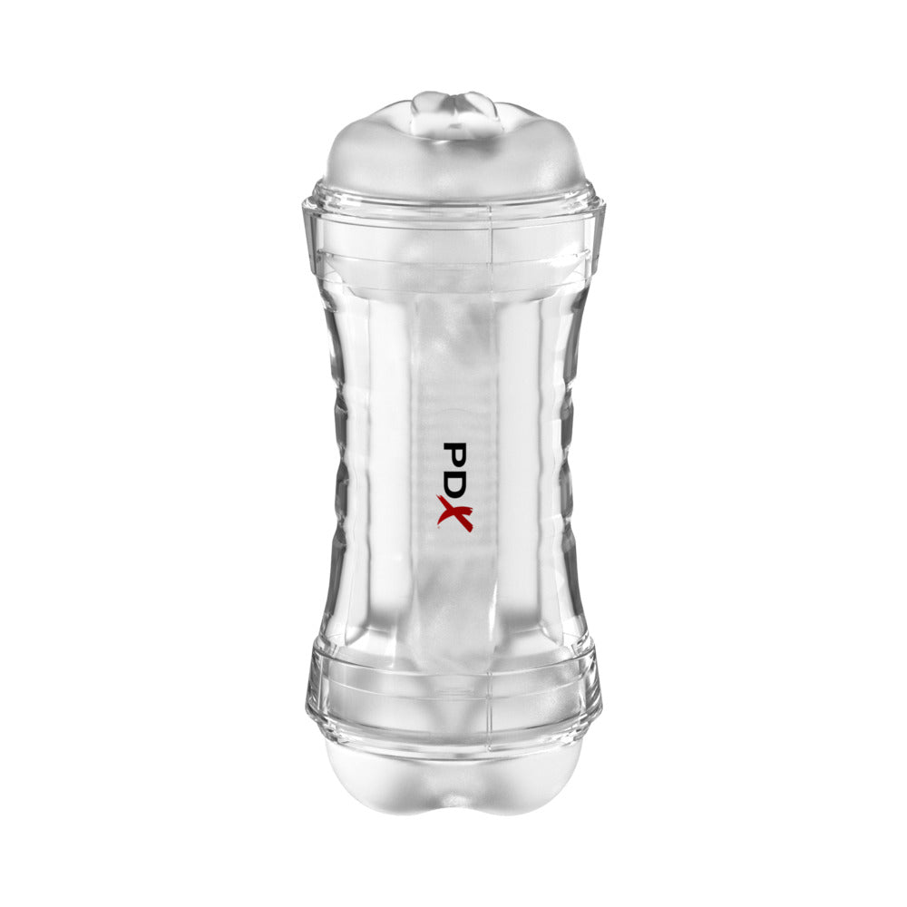 PDX Extreme Wet Pussies Super Flip-A-Pussy Stroker – Clear
