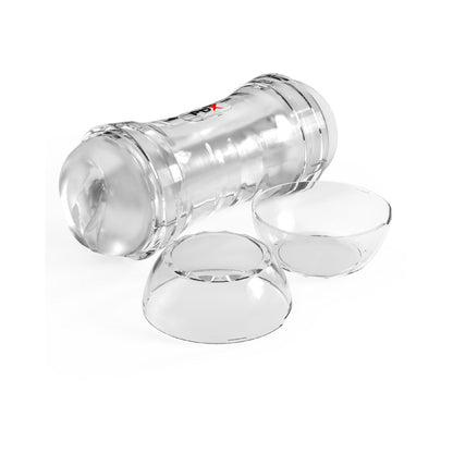 PDX Extreme Wet Pussies Super Flip-A-Pussy Stroker – Clear