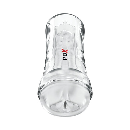 PDX Extreme Wet Pussies Self-Lubricating Stroker – Clear