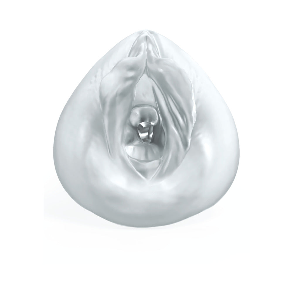 PDX Extreme Self-Lubricating Sorority Snatch Stroker – Clear