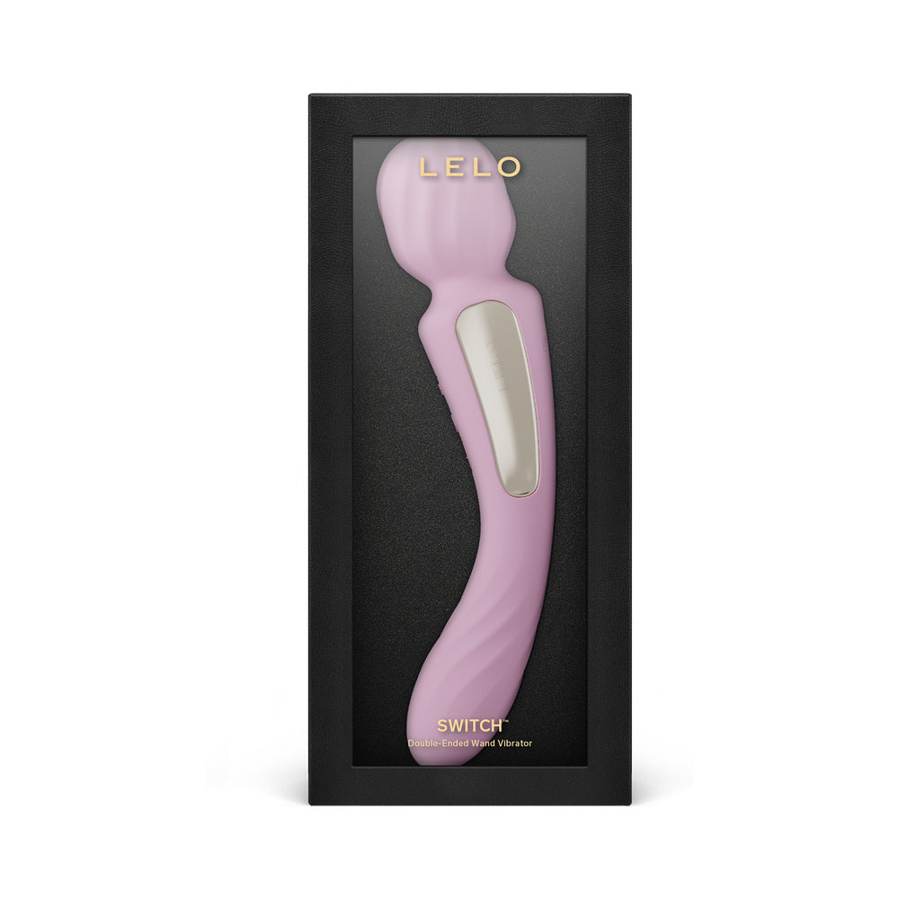 LELO SWITCH Double-Sided Wand Vibrator with App Connectivity – Soft Pink