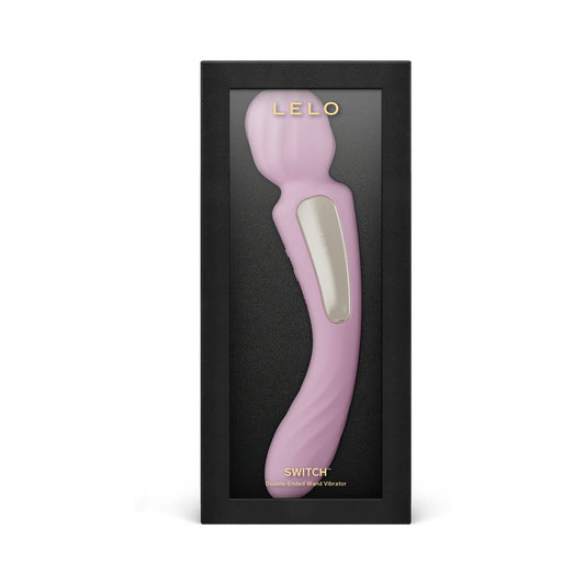 LELO SWITCH Double-Sided Wand Vibrator with App Connectivity – Soft Pink