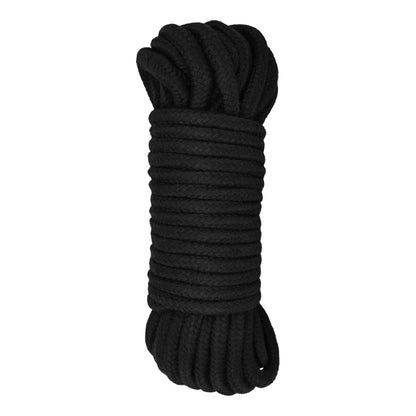 Adam & Eve Bondage Rope 30 ft – Black – Versatile Restraint Rope