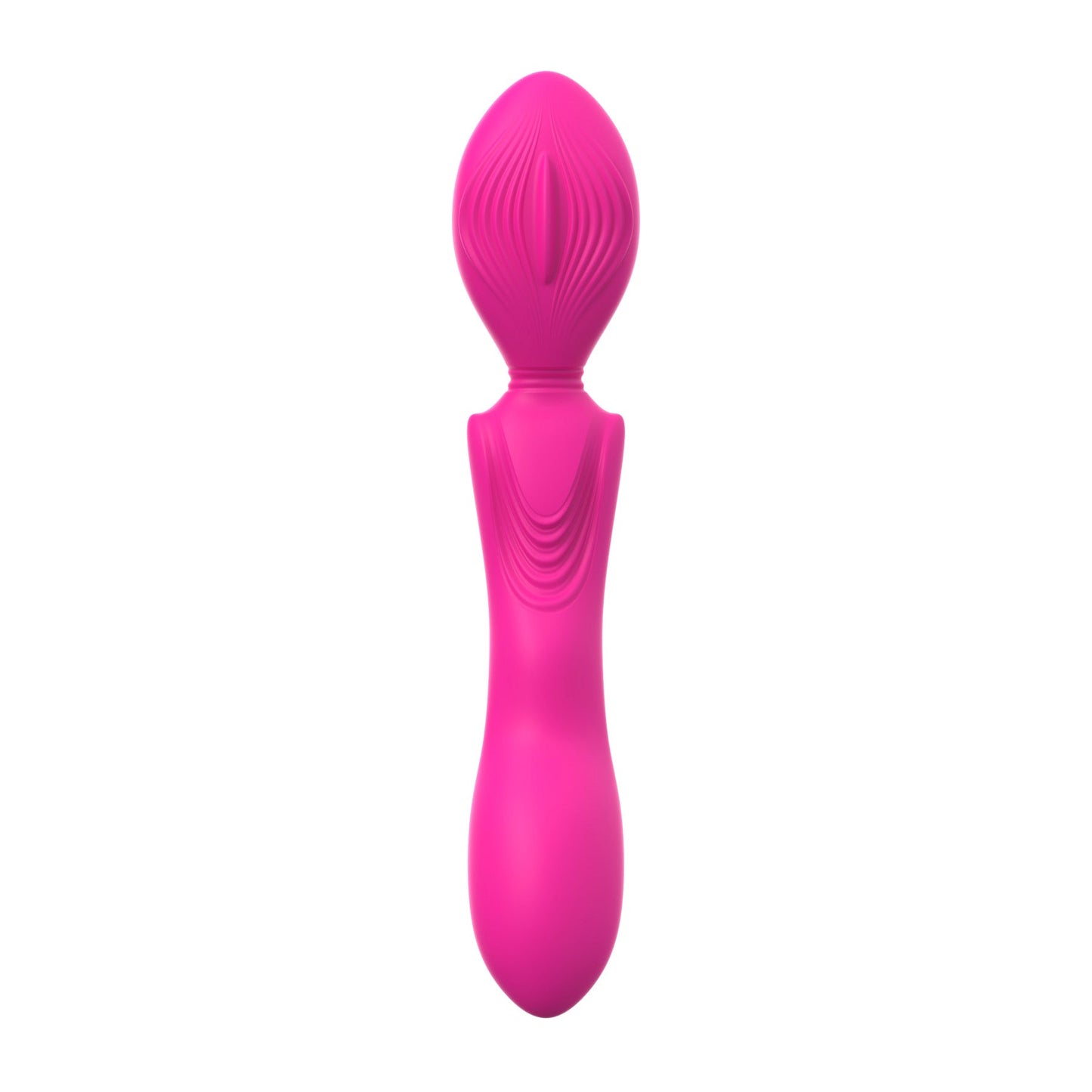 Adam & Eve RumbleFlex Grinder Wand – Ultra-Powerful Dual-Ended Vibrator – Hot Pink