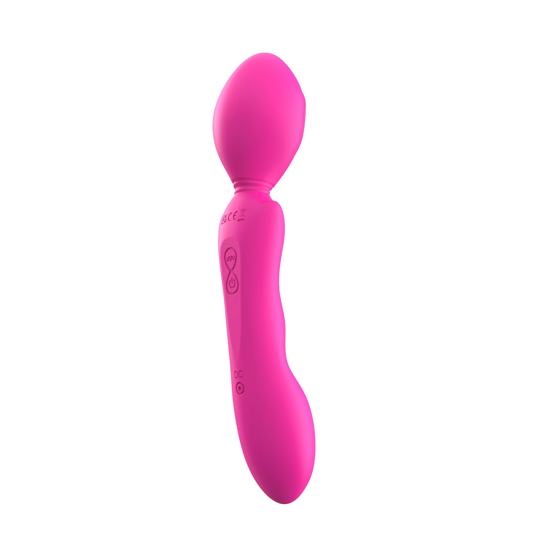 Adam & Eve RumbleFlex Grinder Wand – Ultra-Powerful Dual-Ended Vibrator – Hot Pink