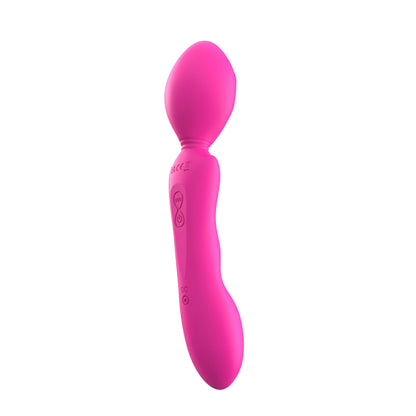 Adam & Eve RumbleFlex Grinder Wand – Ultra-Powerful Dual-Ended Vibrator – Hot Pink