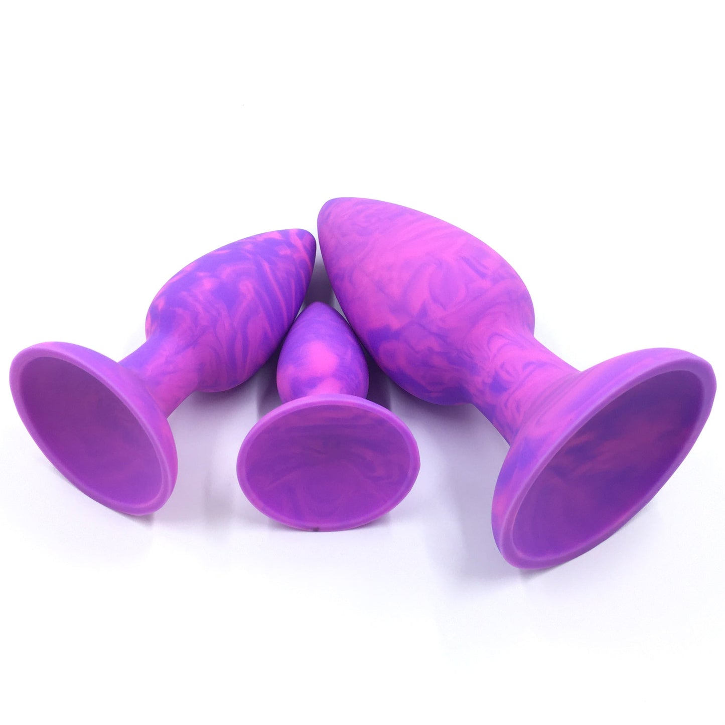 Adam & Eve Groovy Booty Silicone Anal Trainer Set – Multi-Color