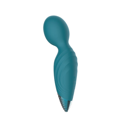 Adam & Eve Dew Drop Petite Wand Massager – Teal