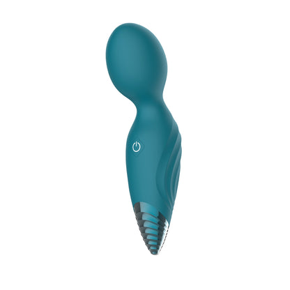 Adam & Eve Dew Drop Petite Wand Massager – Teal