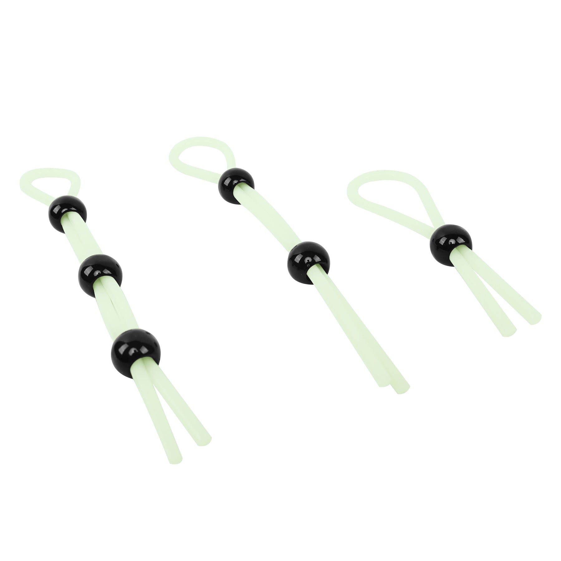 Adam & Eve Glo-Hard Adjustable Lasso Set – Silicone, White