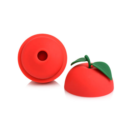Shegasm 6X Forbidden Apple Clit Stimulator – Red – Silicone – Waterproof