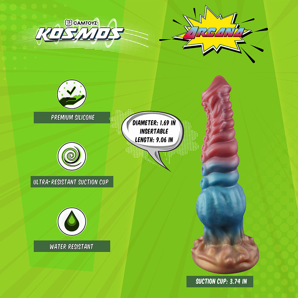 Camtoyz Arcana Dildo – Multi-Color – Vein-Like Texture