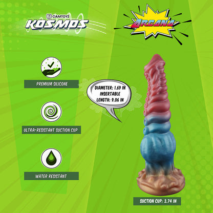 Camtoyz Arcana Dildo – Multi-Color – Vein-Like Texture