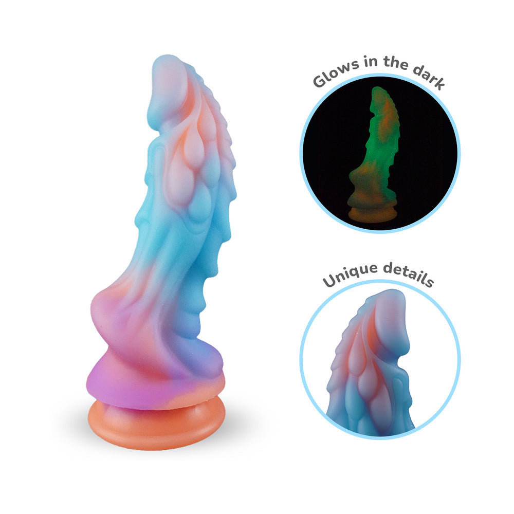 Camtoyz Siena Dildo – Multi-Color, Textured Design