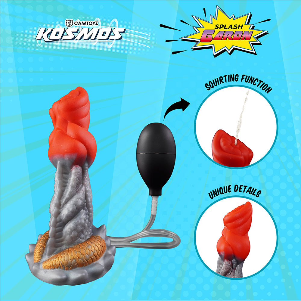 Camtoyz Splash Garon Fantasy Dildo with Suction Cup Base – Multi-Color