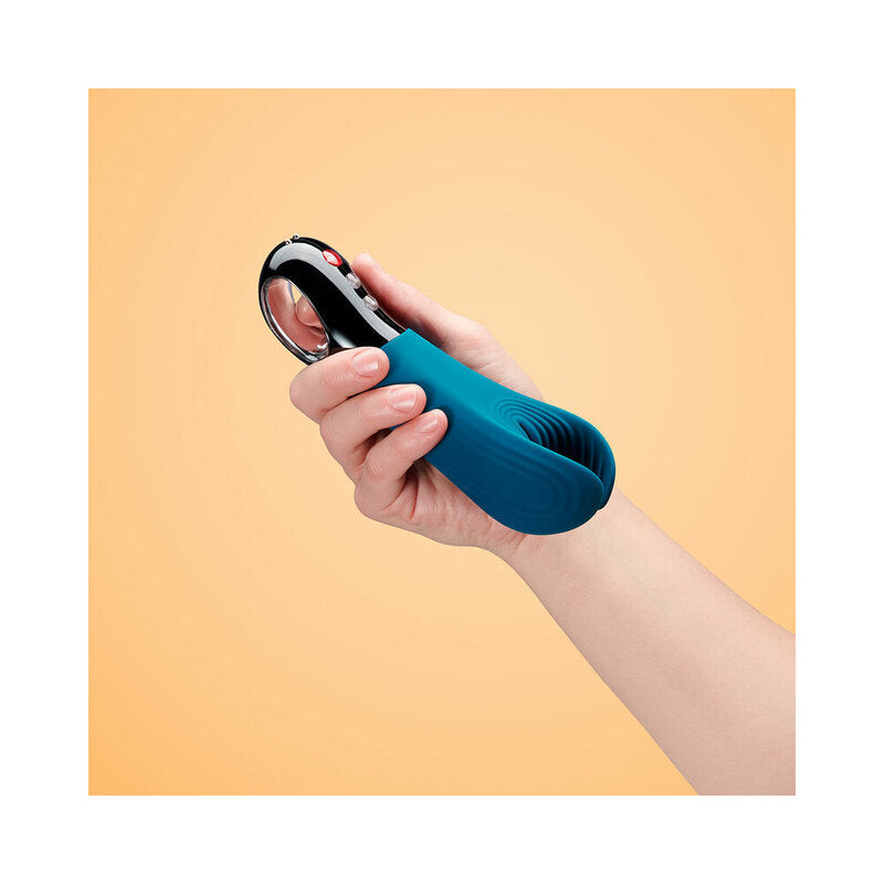 Fun Factory Manta Vibrating Stroker – Deep Blue