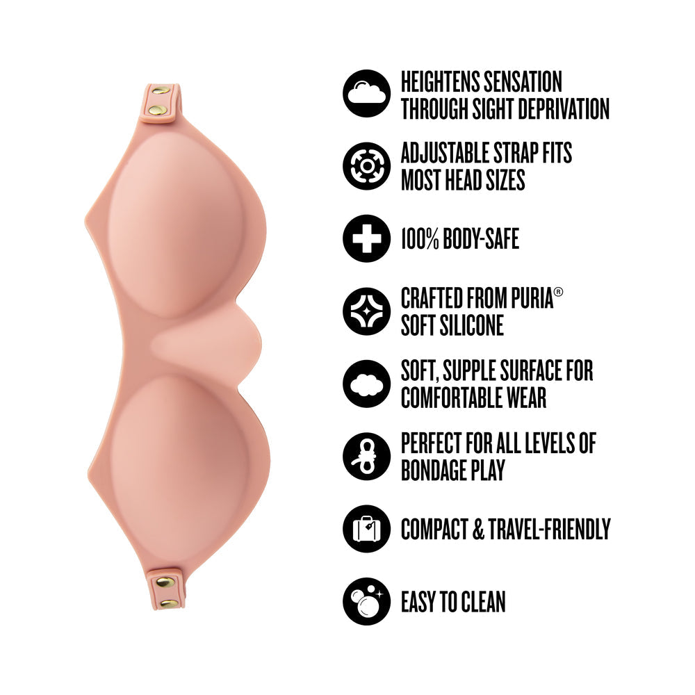 Blush Temptasia Ardor Blindfold – Pink – Sensory Play Accessory