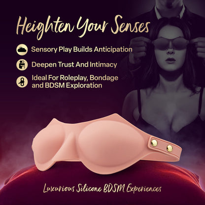 Blush Temptasia Ardor Blindfold – Pink – Sensory Play Accessory