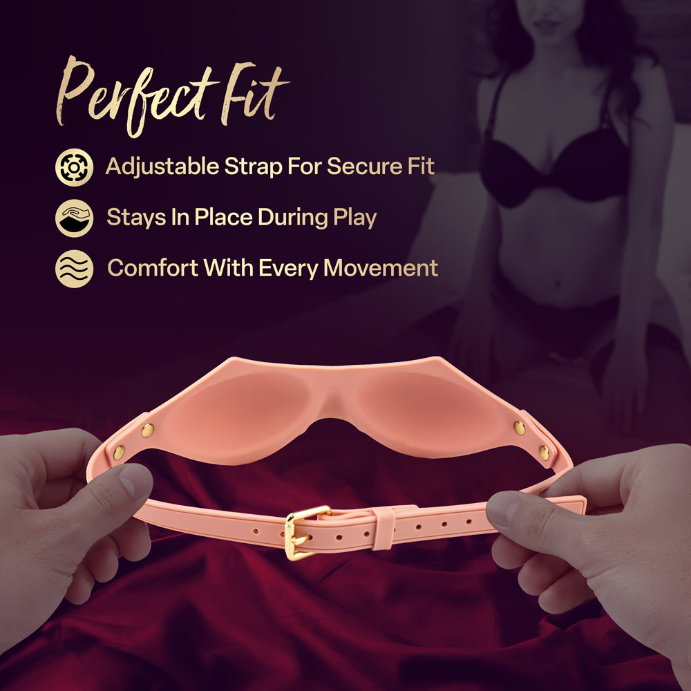 Blush Temptasia Ardor Blindfold – Pink – Sensory Play Accessory
