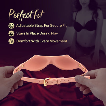 Blush Temptasia Ardor Blindfold – Pink – Sensory Play Accessory