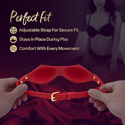 Blush Ardor Blindfold – Red – Sensory Play Accessory