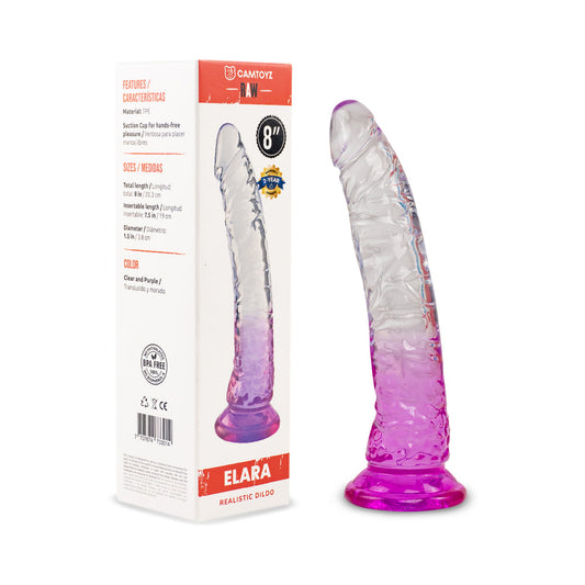 Camtoyz Elara Realistic Dildo – Clear