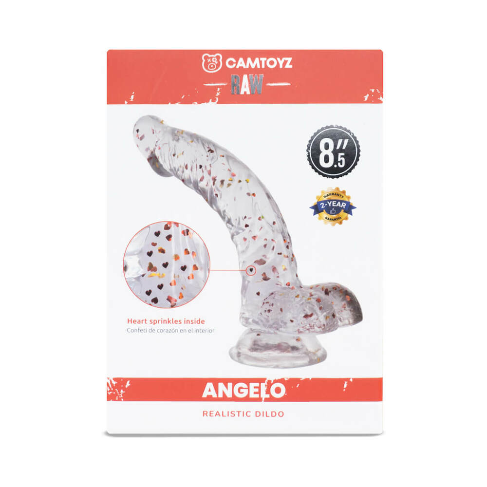 Camtoyz Ultra Realistic Angelo Transparent Dildo – Clear