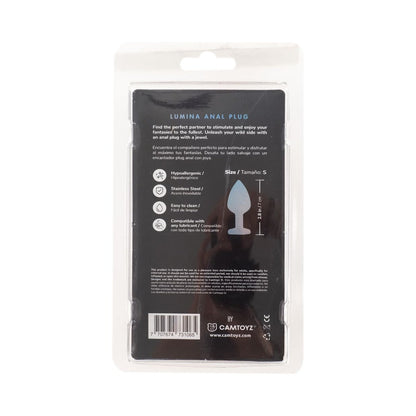 Camtoyz Onix Lumina Anal Plug - Iridescent with Sensory Waves