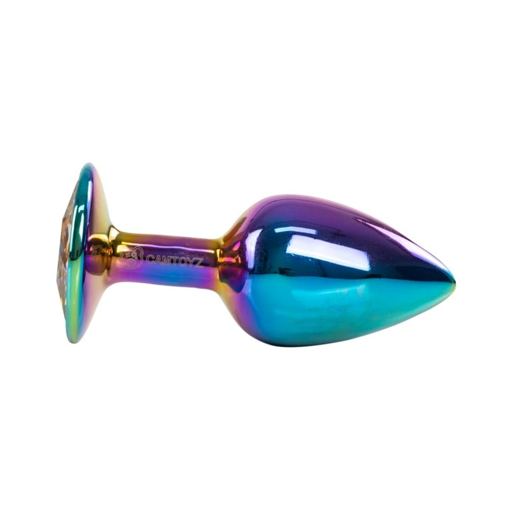 Camtoyz Onix Lumina Anal Plug - Iridescent with Sensory Waves