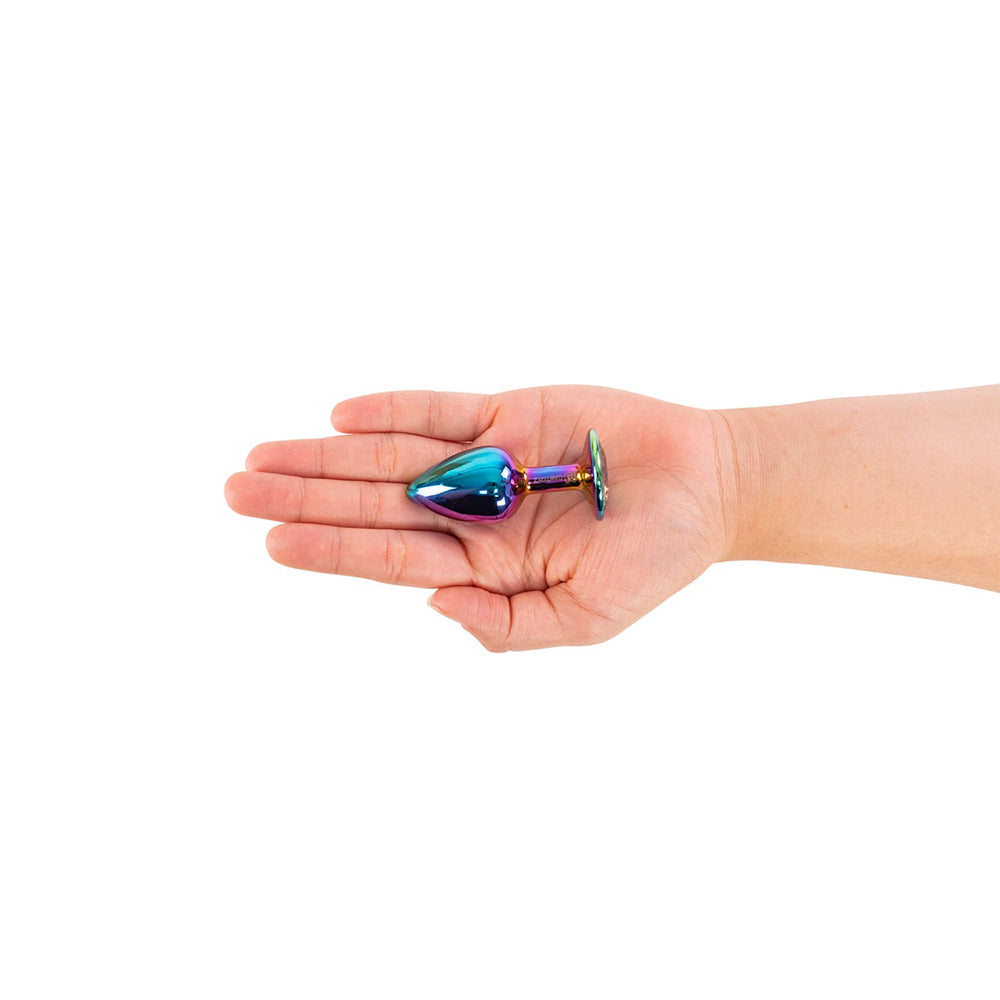 Camtoyz Onix Lumina Anal Plug - Iridescent with Sensory Waves