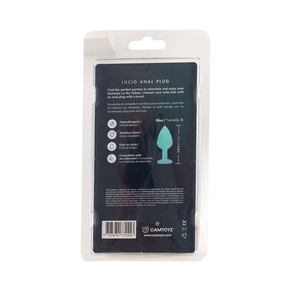 Camtoyz Onix Lucio Anal Plug – Blue – Ergonomic Metal Design