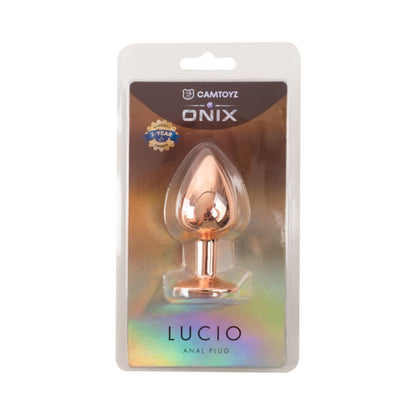 Camtoyz Onix Anal Plug Lucio – Copper Metal Anal Plug with Ergonomic Design