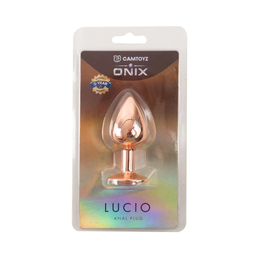 Camtoyz Onix Anal Plug Lucio – Copper Metal Anal Plug with Ergonomic Design