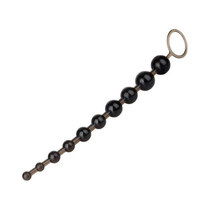 Camtoyz Black Pimpo Anal Beads – Non-Vibrating Anal Beads for Comfortable Insertion