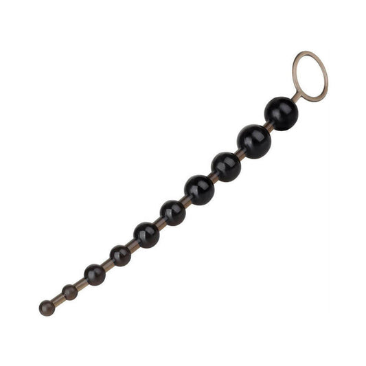 Camtoyz Black Pimpo Anal Beads – Non-Vibrating Anal Beads for Comfortable Insertion