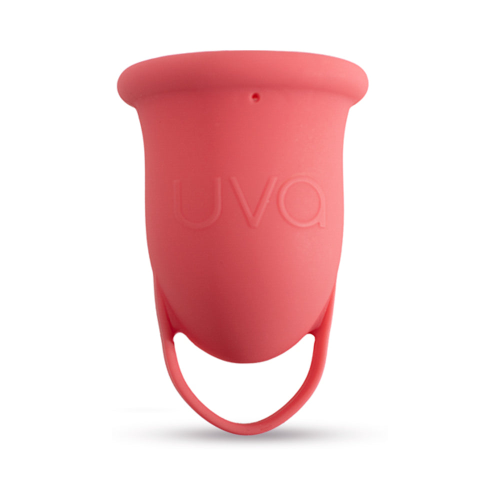 Uva Menstrual Cup Set - Hot Pink - Medical Grade Silicone