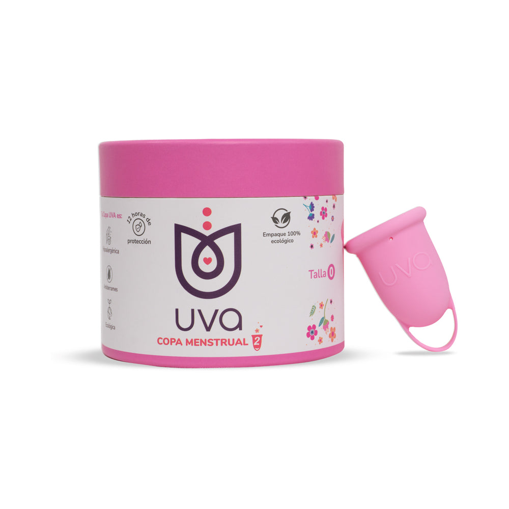 Uva Cup 0 Menstrual Cup Set – Light Pink – Reusable and Safe