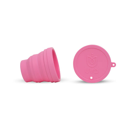 Uva Cup 0 Menstrual Cup Set – Light Pink – Reusable and Safe