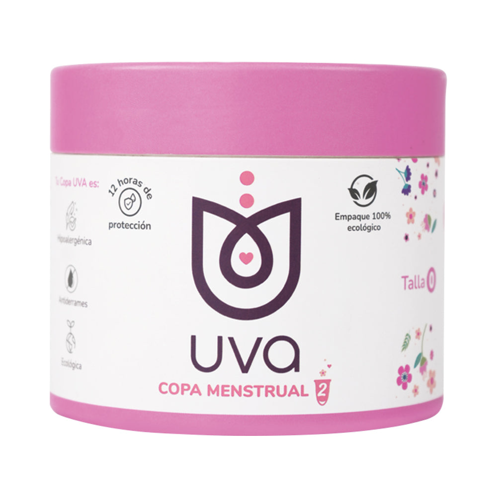 Uva Cup 0 Menstrual Cup Set – Light Pink – Reusable and Safe