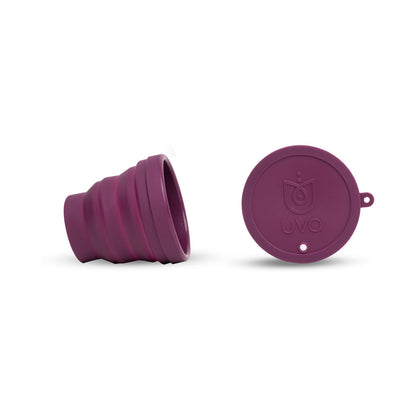 Uva Cup B Menstrual Cup Set - Purple - Medical Grade Silicone